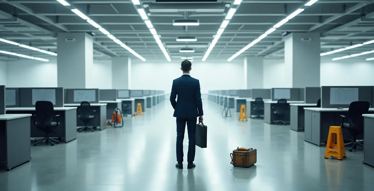 Visualización del error de delegar sin presupuesto ni poder real en prevención de riesgos