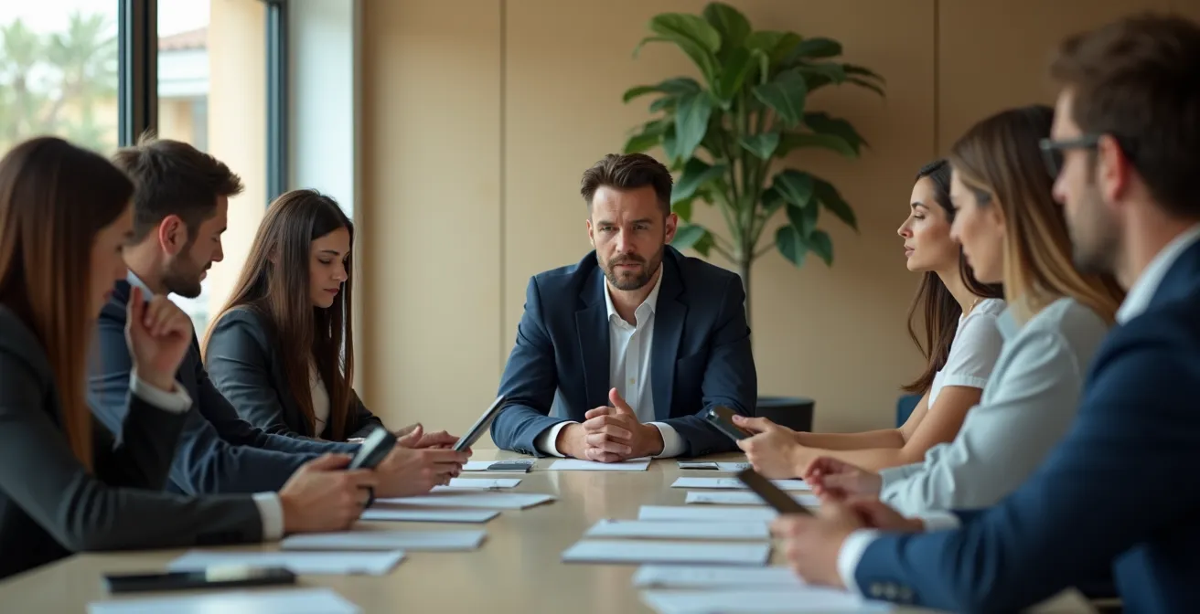 Efecto dominó del burnout desde el líder hacia el equipo