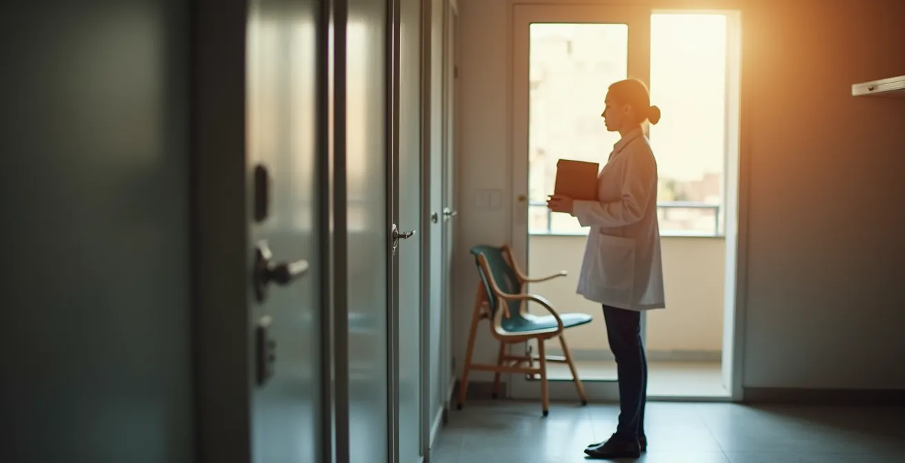 Oficina con zona de aislamiento temporal y protocolo de evacuación segura